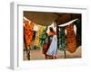 A Sudanese Woman Buys a Dress for Her Daughter at the Zamzam Refugee Camp-null-Framed Photographic Print
