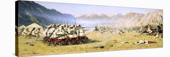 A Sudden Attack, 1871-Vasily Vereshchagin-Stretched Canvas