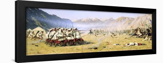 A Sudden Attack, 1871-Vasily Vereshchagin-Framed Giclee Print