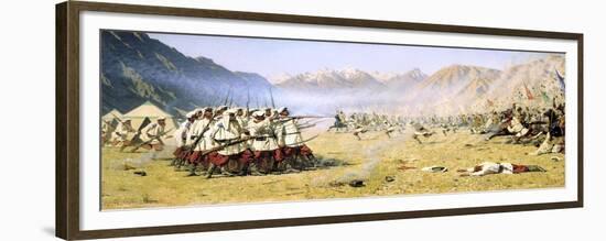 A Sudden Attack, 1871-Vasily Vereshchagin-Framed Premium Giclee Print