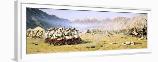 A Sudden Attack, 1871-Vasily Vereshchagin-Framed Premium Giclee Print