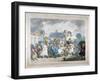 A Sudden Squall in Hyde Park, London, 1791-Thomas Rowlandson-Framed Giclee Print