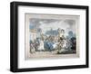 A Sudden Squall in Hyde Park, London, 1791-Thomas Rowlandson-Framed Giclee Print