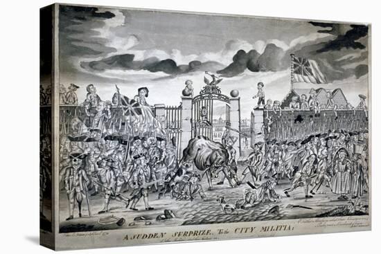 A Sudden Surprize to the City Militia, 1774-John Nixon-Stretched Canvas