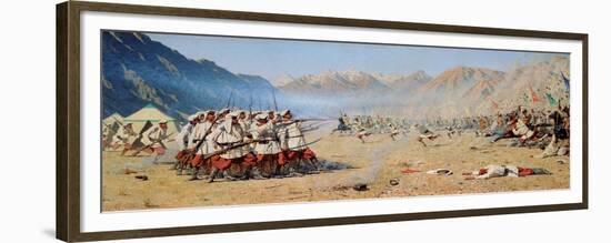 A Suddenly Attack-Vasili Vasilyevich Vereshchagin-Framed Premium Giclee Print