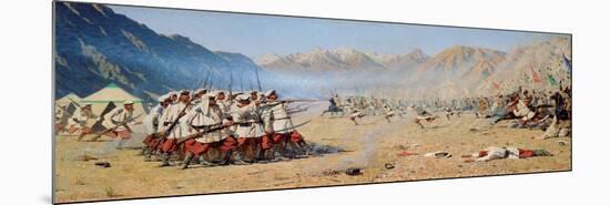 A Suddenly Attack-Vasili Vasilyevich Vereshchagin-Mounted Premium Giclee Print