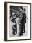 A Suffragette Confronting Two Policemen, 1913-Sport & General-Framed Giclee Print