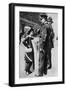 A Suffragette Confronting Two Policemen, 1913-Sport & General-Framed Giclee Print