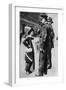 A Suffragette Confronting Two Policemen, 1913-Sport & General-Framed Giclee Print