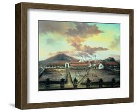 A Sugar Plantation in the South of Trinidad, circa 1850-C. Bauer-Framed Giclee Print