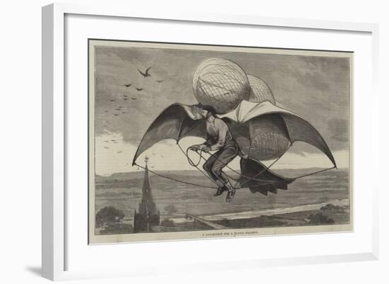 A Suggestion for a Flying Machine-null-Framed Giclee Print