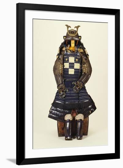 A Suit of Samurai Armour, the Kabuto Comprising a Fine Sixty-Two Plate Russet-Iron Sujibach-null-Framed Giclee Print