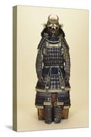 A Suit of Samurai Armour, the Kabuto Comprising a Fine Sixty-Two Plate Russet-Iron Sujibachi and…-null-Stretched Canvas