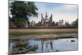 A Sukhothai Era Buddha at Wat Mahathat, Sukhothai Historical Park, Thailand-Alex Robinson-Mounted Photographic Print