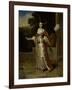 A Sultan with a Black Eunuch-Jean Baptiste Vanmour-Framed Giclee Print