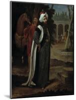 A Sultan with a Horse and a Page in the Second Court of the Seraglio-Jean Baptiste Vanmour-Mounted Giclee Print