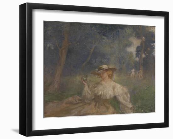 A Summer Afternoon: the Green Apple-Charles Conder-Framed Giclee Print