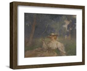 A Summer Afternoon: the Green Apple-Charles Conder-Framed Giclee Print