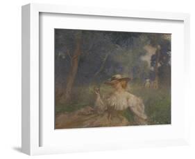 A Summer Afternoon: the Green Apple-Charles Conder-Framed Giclee Print