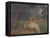 A Summer Afternoon: the Green Apple-Charles Conder-Framed Stretched Canvas