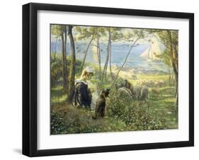 A Summer Day by the Sea-Max Silbert-Framed Giclee Print