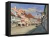 A Summer Day in Helsingoer-Petrus Christus-Framed Stretched Canvas