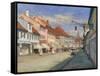 A Summer Day in Helsingoer-Petrus Christus-Framed Stretched Canvas