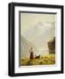 A Summer Day on a Norwegian Fjord-Dahl Hans-Framed Premium Giclee Print