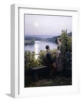 A Summer Evening, 1897-Daniel Ridgway Knight-Framed Giclee Print