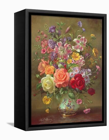 A Summer Floral Arrangement, 1996-Albert Williams-Framed Stretched Canvas