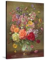 A Summer Floral Arrangement, 1996-Albert Williams-Stretched Canvas