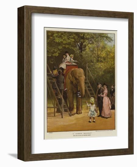 A Summer Holiday-Heywood Hardy-Framed Giclee Print