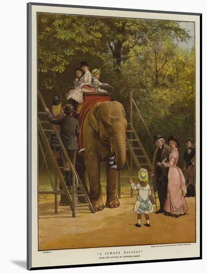 A Summer Holiday-Heywood Hardy-Mounted Giclee Print