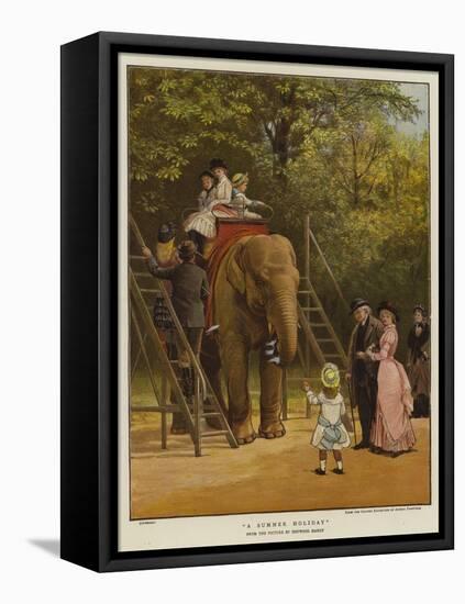 A Summer Holiday-Heywood Hardy-Framed Stretched Canvas