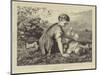 A Summer Idly-Karl Wilhelm Friedrich Bauerle-Mounted Giclee Print
