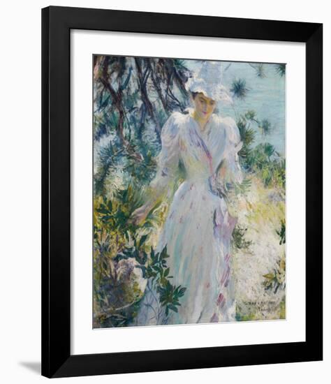 A Summer Idyll-Edmund Charles Tarbell-Framed Premium Giclee Print