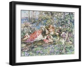 A Summer Idyll-Edward Atkinson Hornel-Framed Giclee Print