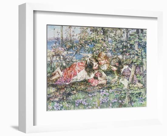 A Summer Idyll-Edward Atkinson Hornel-Framed Giclee Print