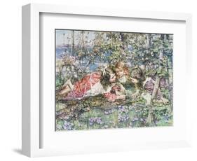 A Summer Idyll-Edward Atkinson Hornel-Framed Giclee Print