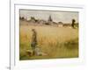 A Summer Meadow, 1887-Henri Alphonse Louis Laurent-desrousseaux-Framed Premium Giclee Print