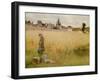 A Summer Meadow, 1887-Henri Alphonse Louis Laurent-desrousseaux-Framed Giclee Print