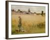 A Summer Meadow, 1887-Henri Alphonse Louis Laurent-desrousseaux-Framed Giclee Print