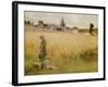 A Summer Meadow, 1887-Henri Alphonse Louis Laurent-desrousseaux-Framed Giclee Print