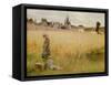 A Summer Meadow, 1887-Henri Alphonse Louis Laurent-desrousseaux-Framed Stretched Canvas