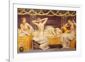 A Summer Night, 1890-Albert Joseph Moore-Framed Giclee Print