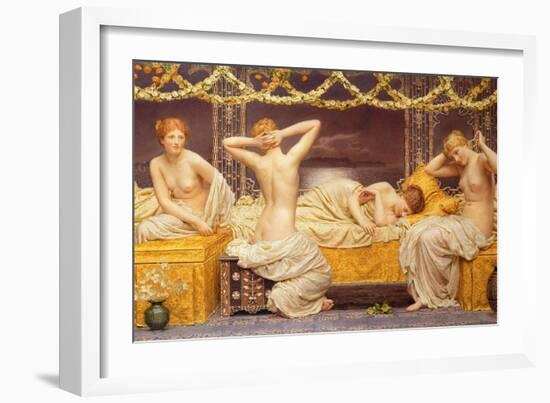 A Summer Night, 1890-Albert Joseph Moore-Framed Giclee Print