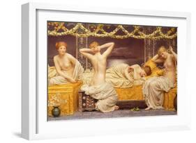 A Summer Night, 1890-Albert Joseph Moore-Framed Giclee Print