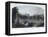 A Summer Noon: Hampton Court, 19th Century-C Cousen-Framed Stretched Canvas