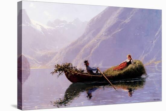 A Summer Romance-Hans Dahl-Stretched Canvas