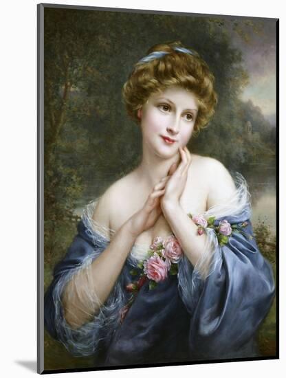 A Summer Rose-Francois Martin-kavel-Mounted Giclee Print